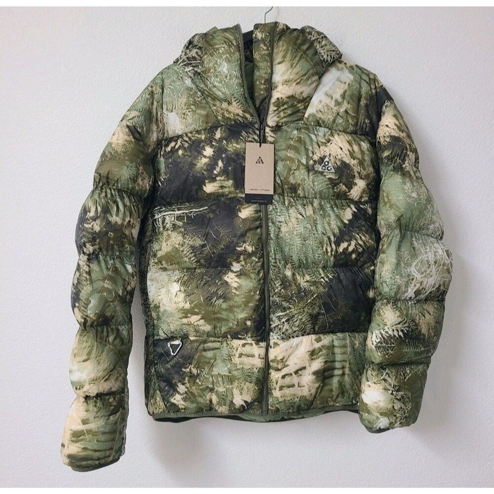 NIKE ACG Puffer Jacket Lunar Lake Therma-Fit ADV Loose Hooded Coat Men's LARGE